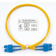 Пигтейл одномодовый оптический, SM 9/125, LSZH, duplex SC/SC (1 м) Cabeus FOP(d)-9-SC-SC-1m
