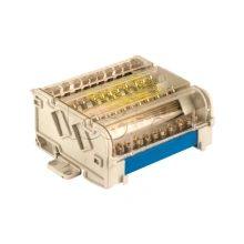 Блок распределительный на DIN рейку 2р 125А, 7х6мм 2х7,5мм 2x9мм DKC BD125112