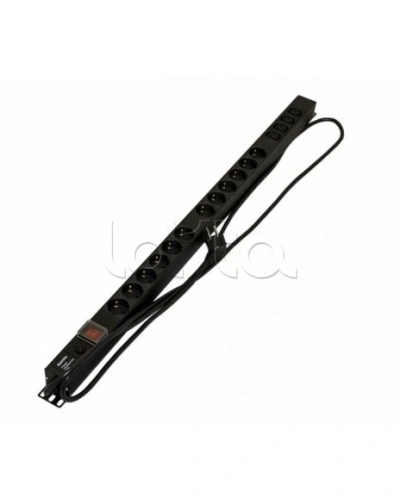 Блок розеток Hyperline SHE-12SH-4IEC-SF-2.5EU в Балашихе Блоки розеток Pintop.ru