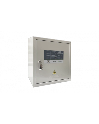 Шкаф управления адресный Рубеж ШУН/В-5,5-00-УПП-R3 IP54 в Балашихе Адресная система пожарной сигнализации РУБЕЖ Pintop.ru